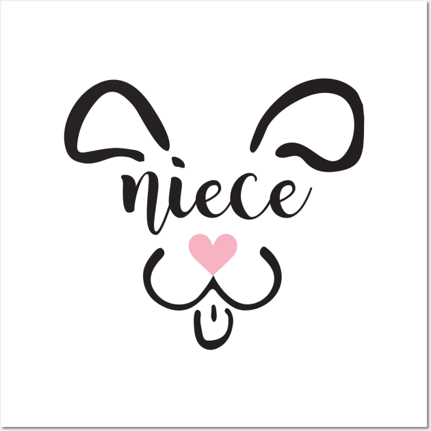 Cute Dog Niece Wall Art by FuseTheory1